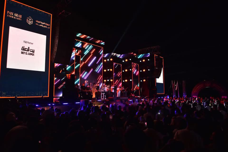 Ramy Sabry concert stage and screens